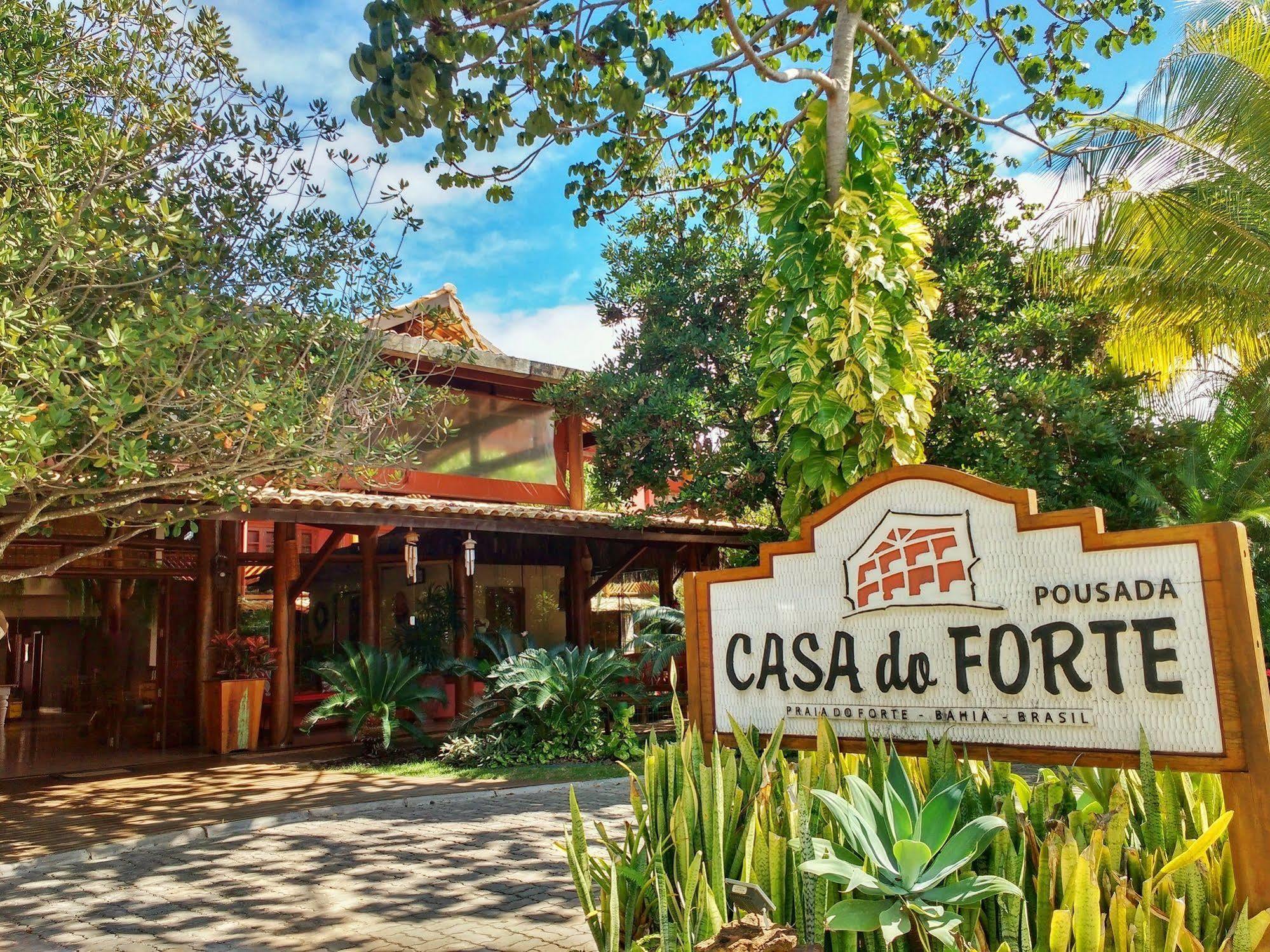 Pousada Casa Do Forte Mata de Sao Joao Luaran gambar